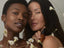 Image of two models around flowers. One of the models is holding the product Renew
